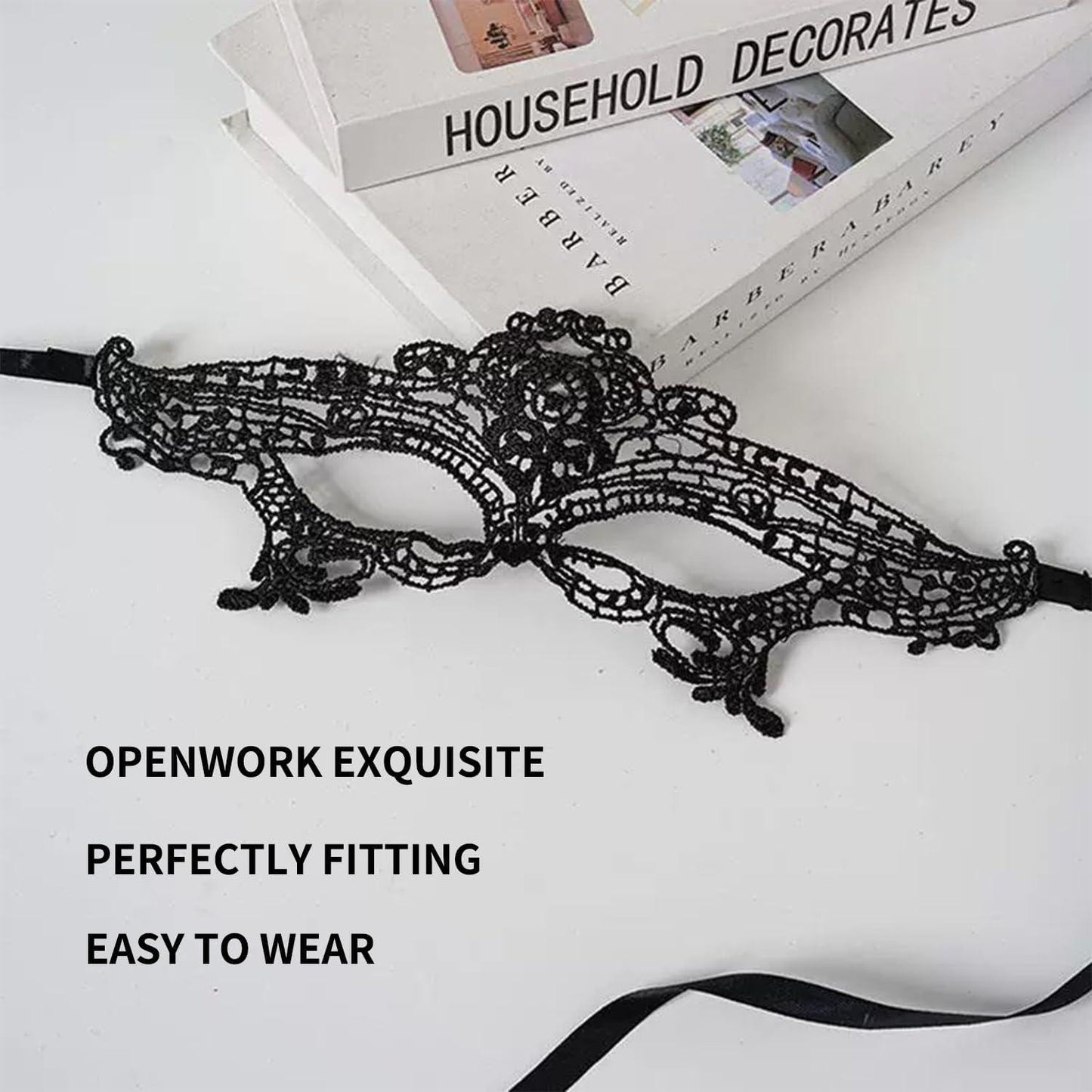 QUETTO Elegant Masquerade Masks Collection Lace Prom Carnival Venetian Half Face Masks Perfect for Masquerade Balls Costume Parties Cosplay Halloween Mardi Gras