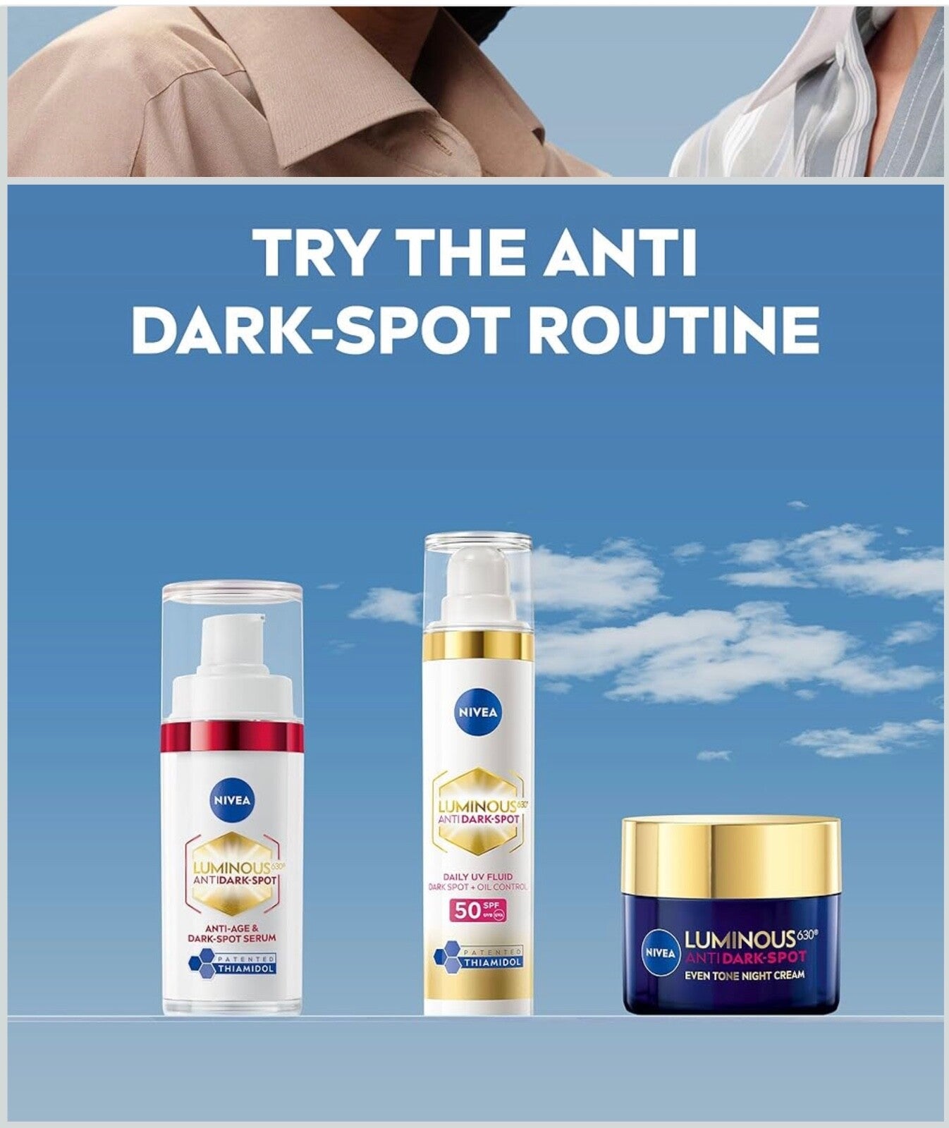 NIVEA Luminous 630 Anti-Age,Wrinkles, Dark Spot Serum 30ml | Hydrating, Firming