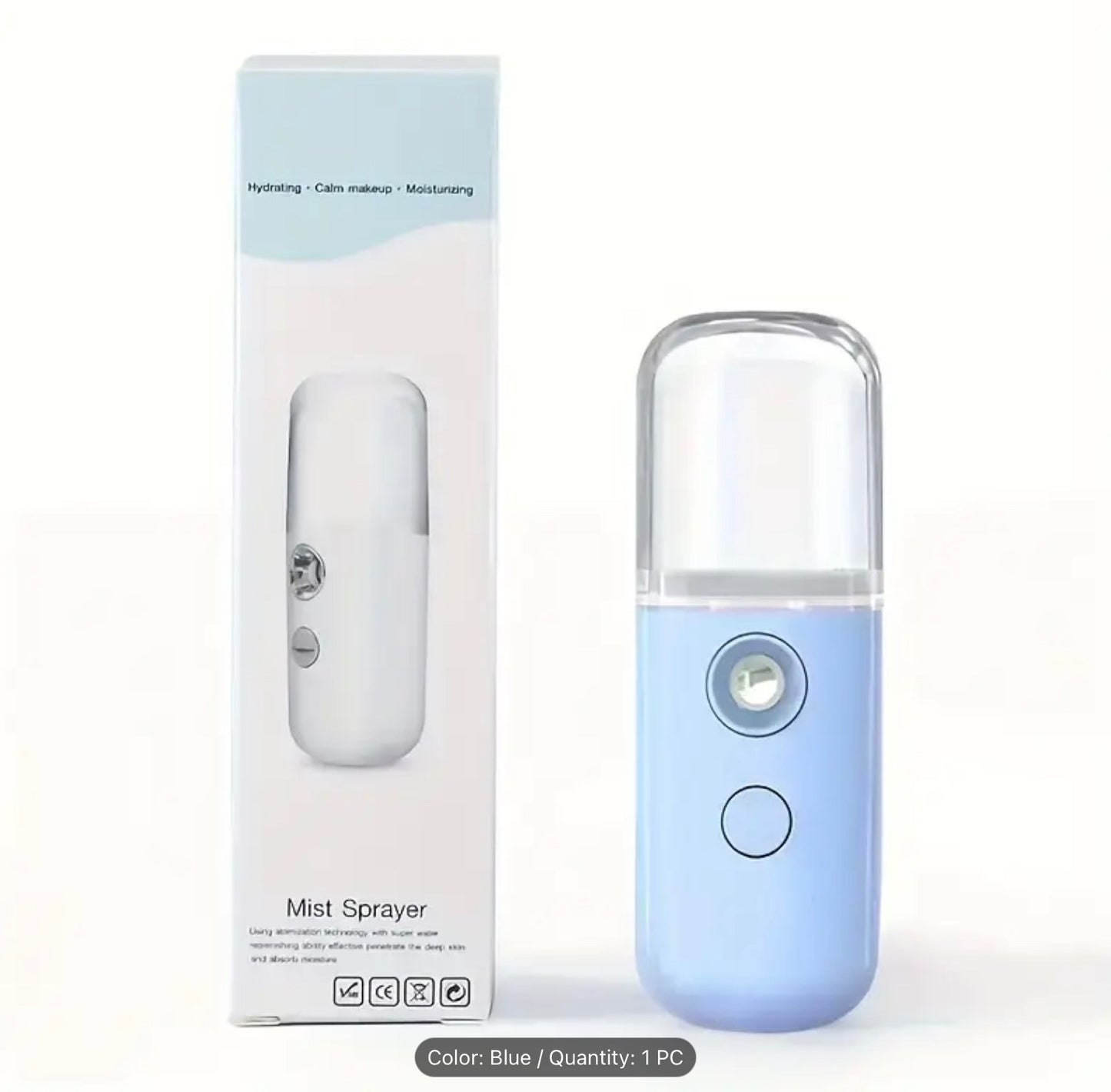Hydration Sprayer UK Facial Mister Spray Machine Handy Cool Nano USB Mist GlowUp