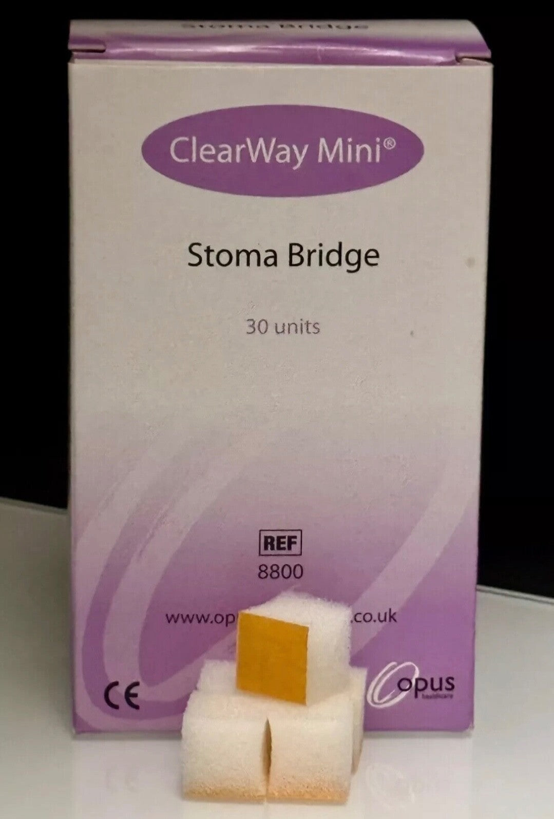 Clearway Mini Stoma Bridge 30-Pack |Ultimate Pancaking Prevention for Ostomy Bag