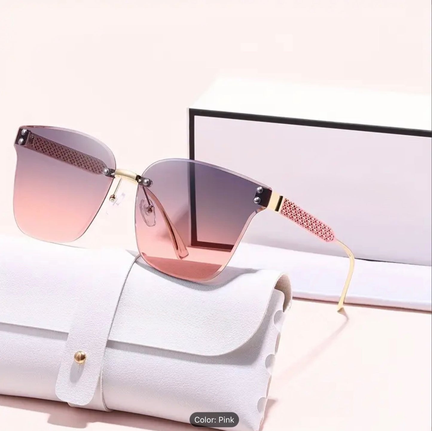 Women Sunglasses Fashion Cat Eye Retro Vintage Shades Stylish Metal Frame UV400