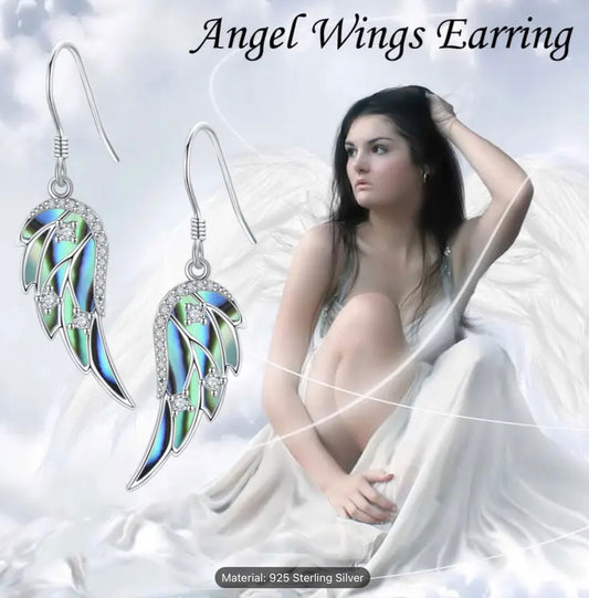925 Sterling Silver Dangle Drop leverback  Earring Romantic Women Gift Jewellery