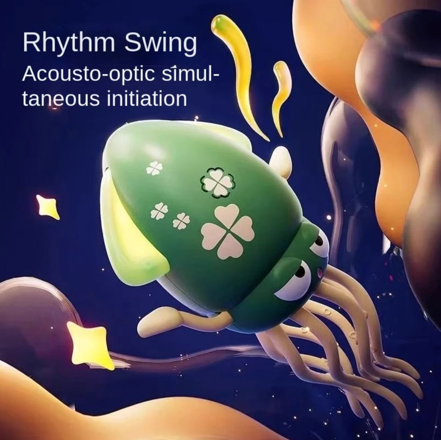 Electric Crawling Octopus Toy Auto-Avoid Smart Music Dancing Robotics Kids Toy
