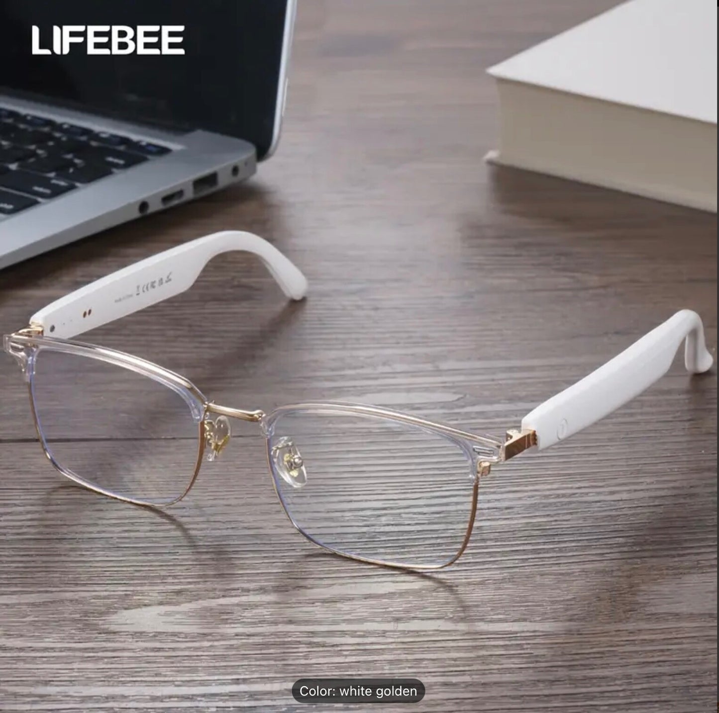 Smart Wireless Bluetooth UV Photochromic Touch-Control HiFi Audio Glasses Unisex