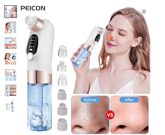 Professional Portable Facial Blackhead Remover Rechargeable Electric Painless