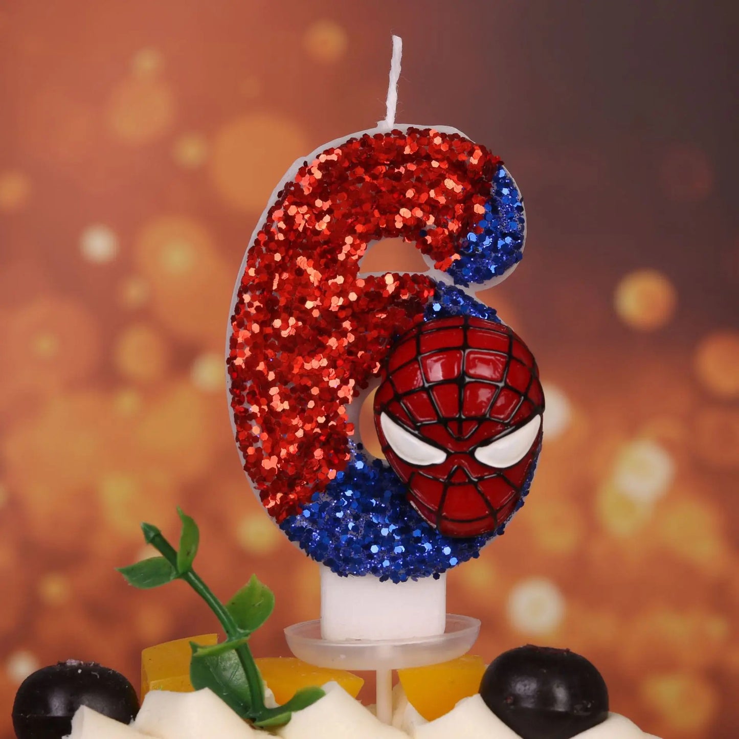 Marvel Spider Man Glitz Birthday Candle Party Cake Decorations Girls Boys Happy
