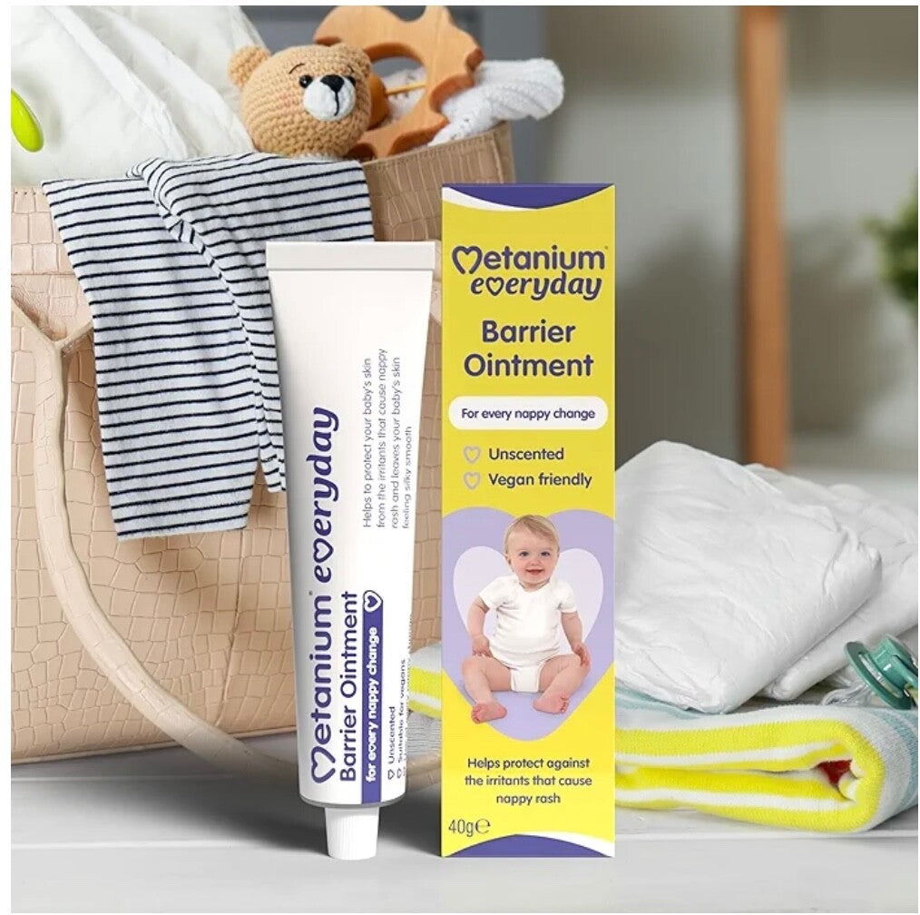 Metanium Everyday Barrier Ointment 40g | Fragrance-Free Nappy Cream-Rash Protect