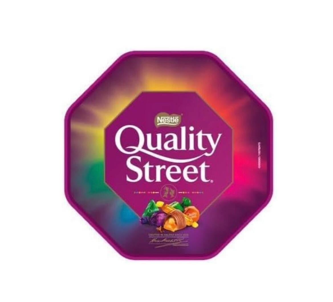 Nestlé Quality Street Chocolates & Toffees 600g Gift Box Tub – Classic Treat!