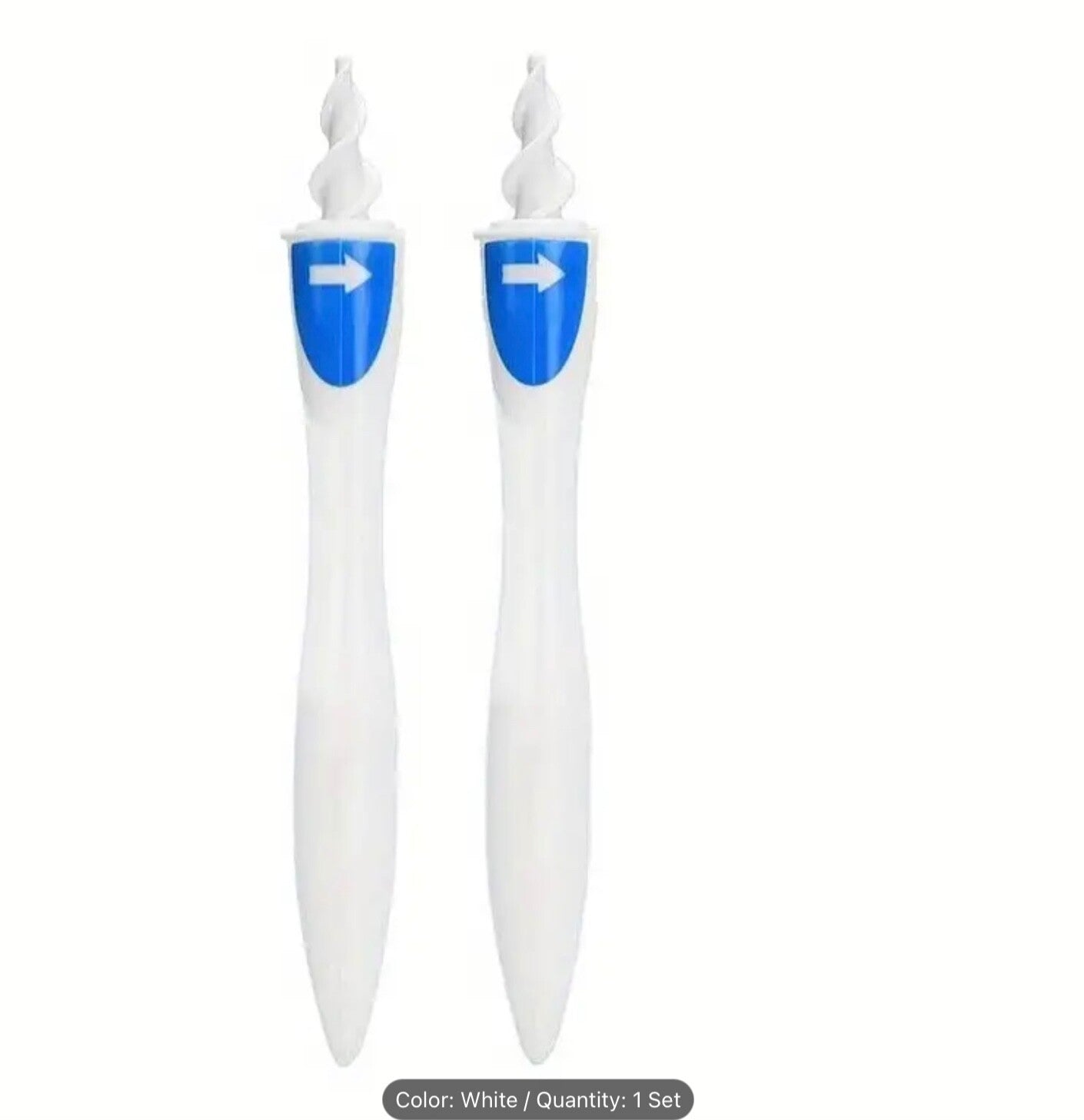 Soft Spiral Swab Earwax Smart Tool Cleaner Removal Safe 7pc Kit Reuse & Washable