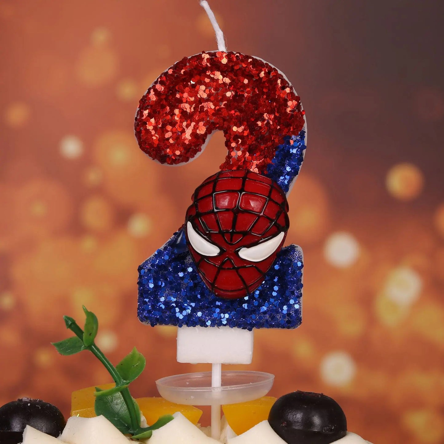 Marvel Spider Man Glitz Birthday Candle Party Cake Decorations Girls Boys Happy