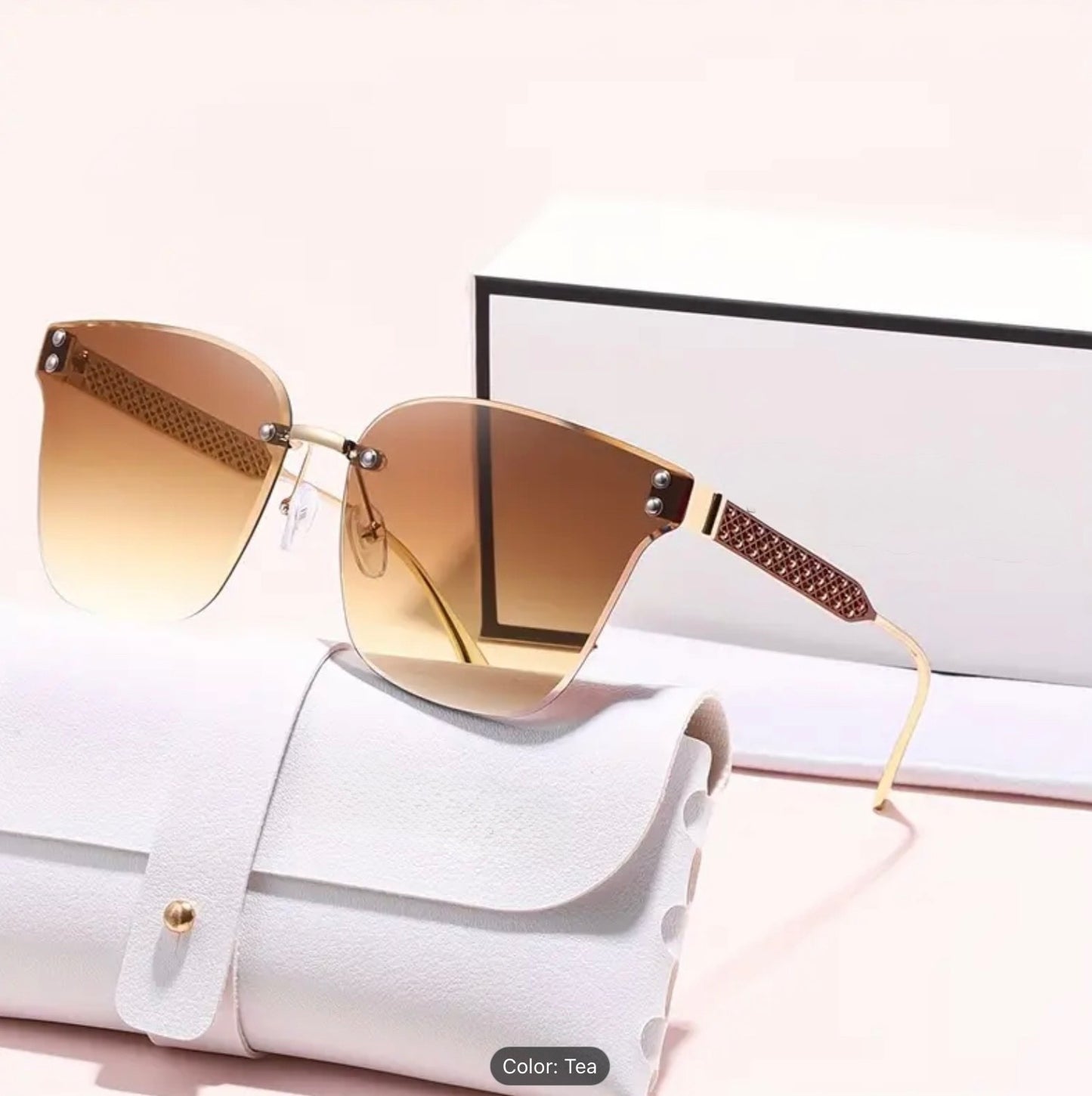 Women Sunglasses Fashion Cat Eye Retro Vintage Shades Stylish Metal Frame UV400