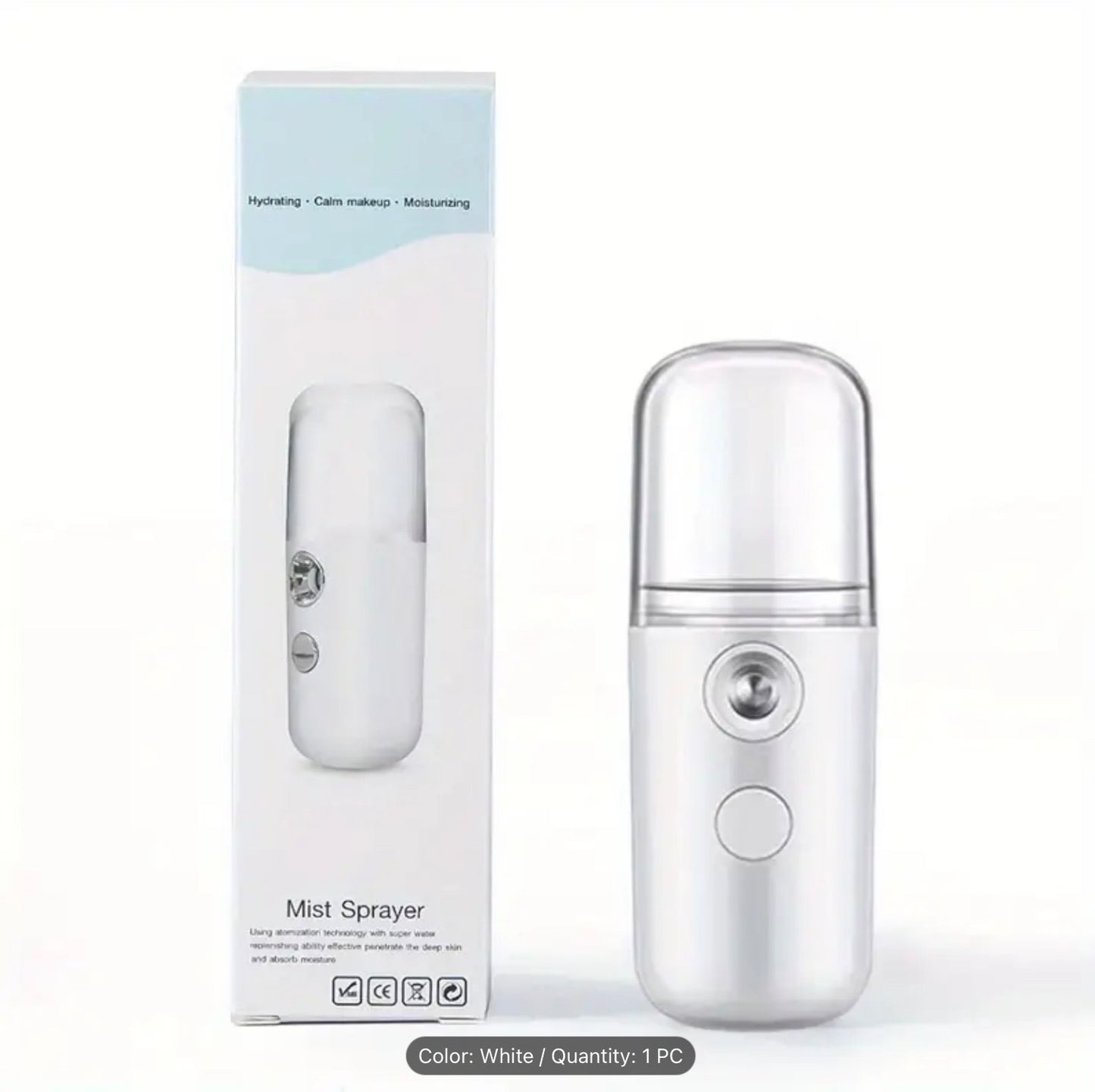 Hydration Sprayer UK Facial Mister Spray Machine Handy Cool Nano USB Mist GlowUp