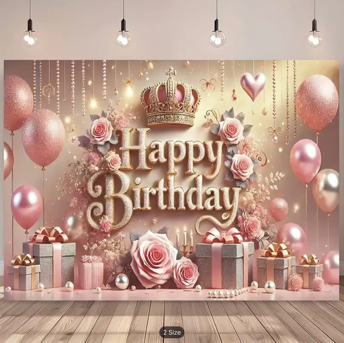 Large Backdrop Kids Birthday Banner Party Background Decor Photography Props