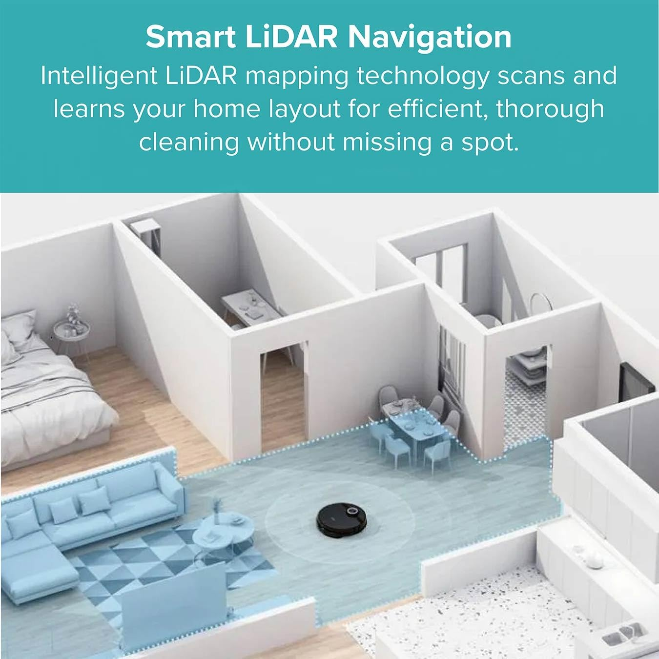 Midea S10 plus 2in1 Robot Vacuum Cleaner & Mop LiDAR Self-empty Station Upgraded