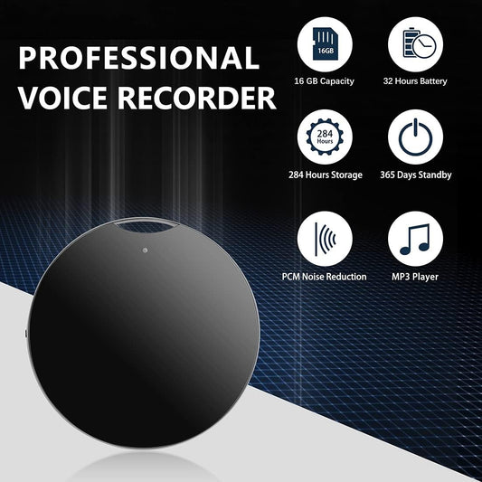 Pendant Voice Recorder USB Rechargeable Voice Activated Digital Record Playback
