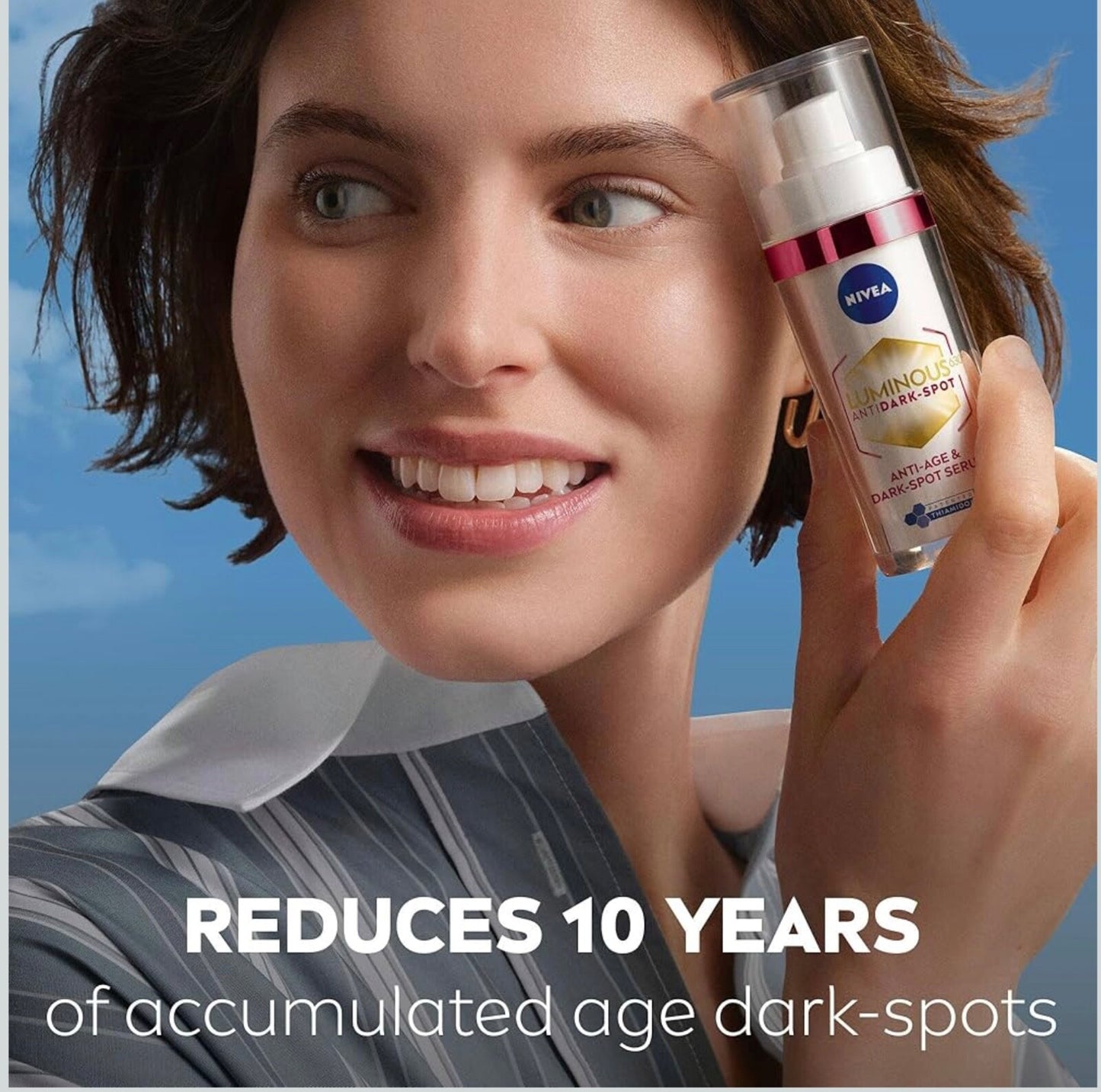 NIVEA Luminous 630 Anti-Age,Wrinkles, Dark Spot Serum 30ml | Hydrating, Firming