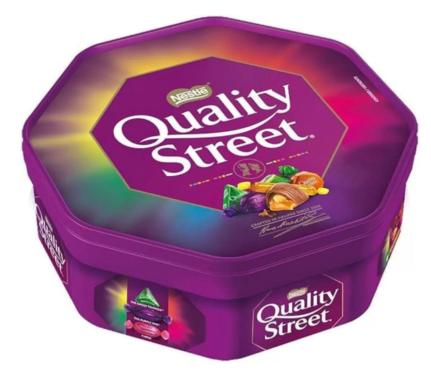 Nestlé Quality Street Chocolates & Toffees 600g Gift Box Tub – Classic Treat!