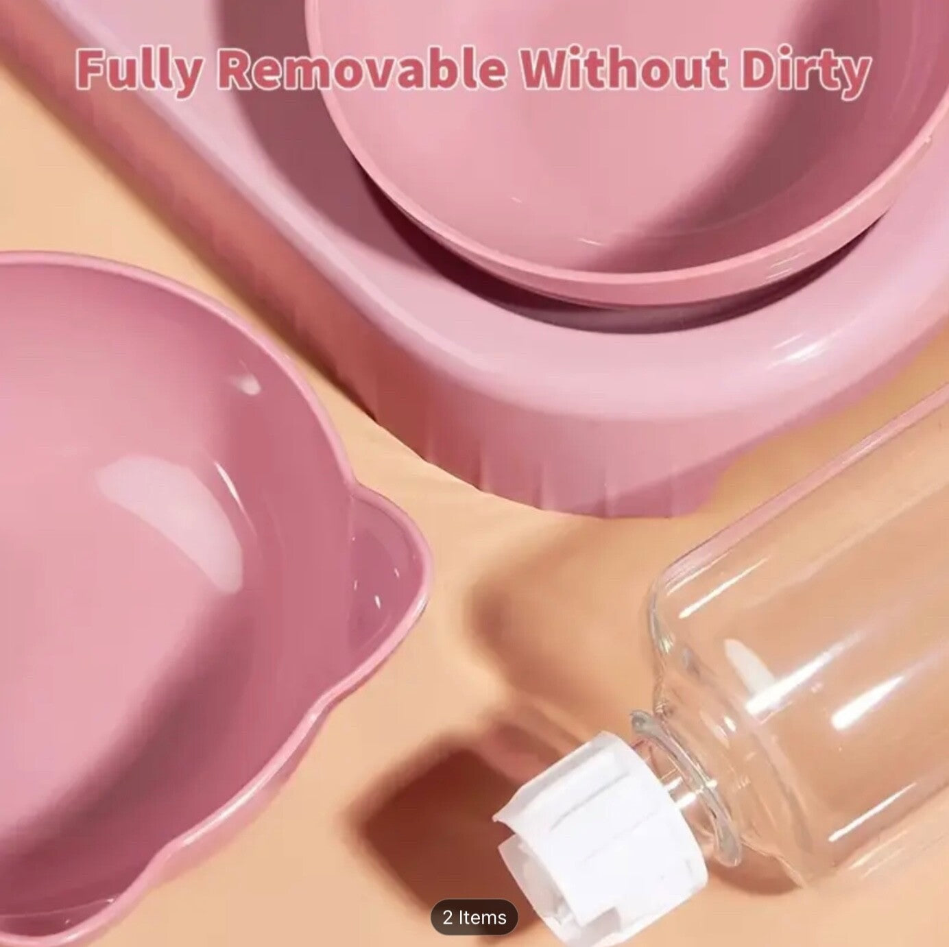 3-in-1 Cat Dog Bowl Set | Feeder, Automatic Water Feeder |2 Free Poo Bags Gift