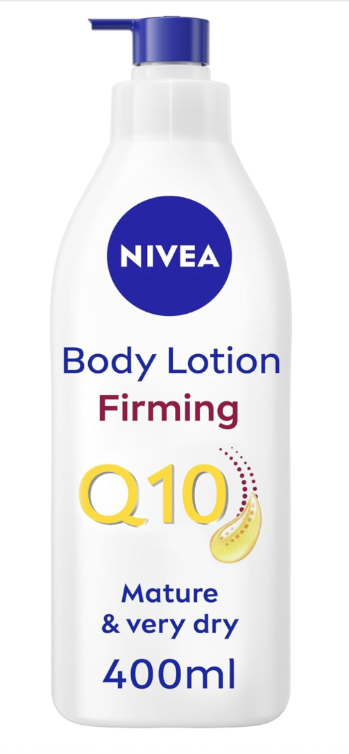 NIVEA 60+ Firming Body Lotion + Extra Nourishing Q10 Plus Argan Oil 400ml