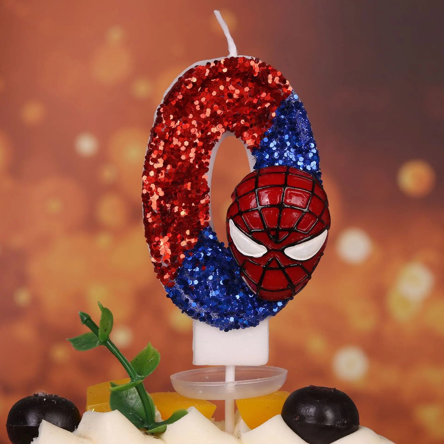 Marvel Spider Man Glitz Birthday Candle Party Cake Decorations Girls Boys Happy