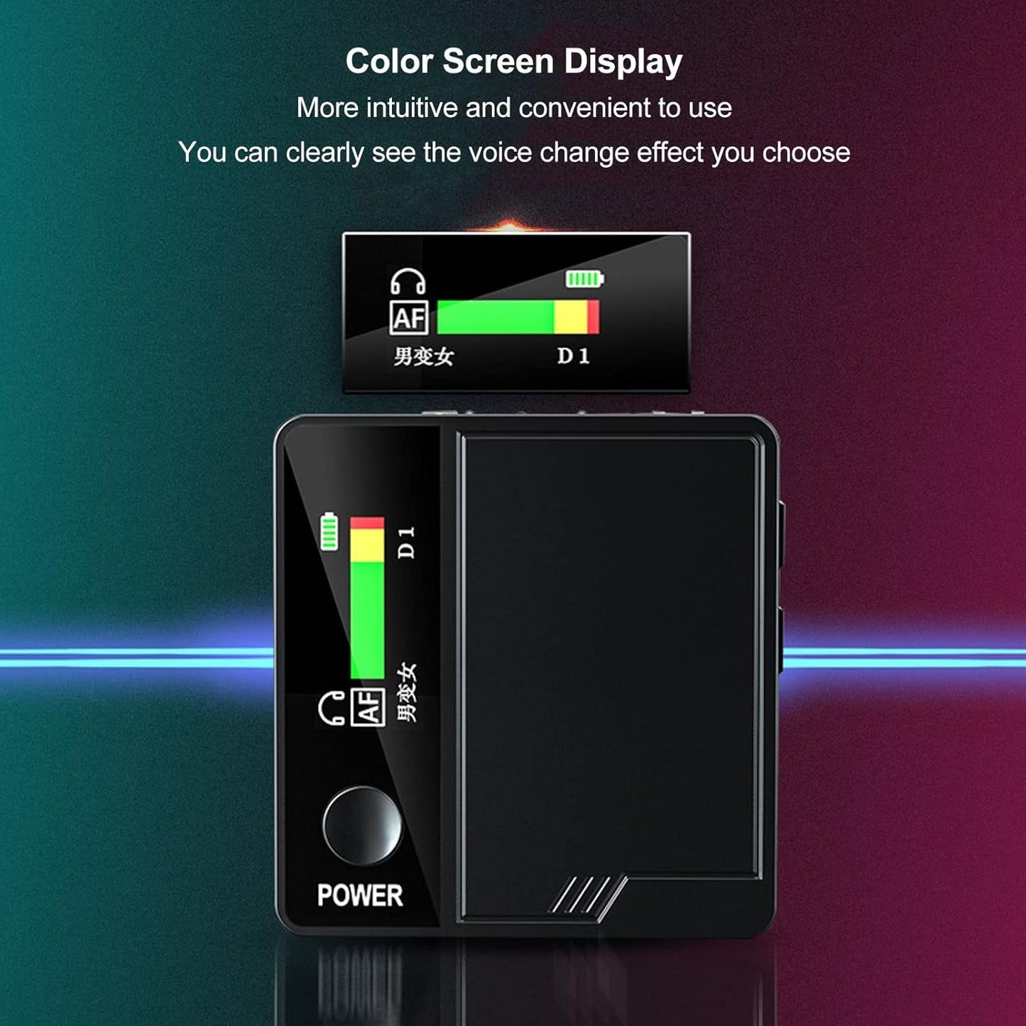 Iphone Mini Voice Changer Machine Built-in Microphone Wireless USB Rechargeable