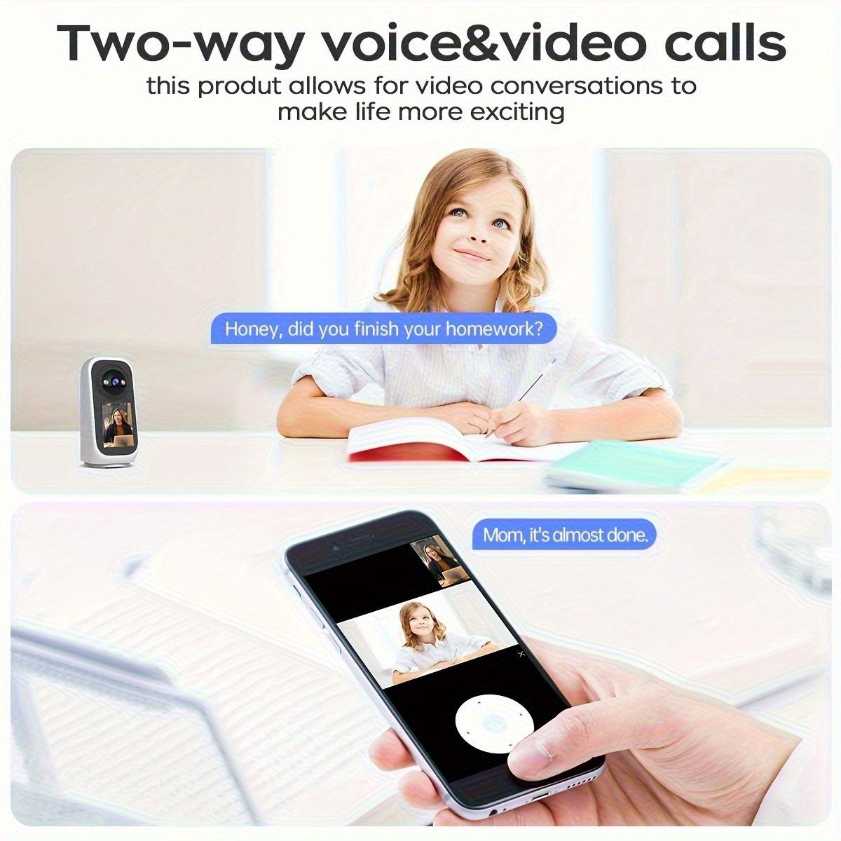 Dual-Band 5G/ WiFi IP Baby Monitor 360° Camera Security 2-way Talk Night Vision