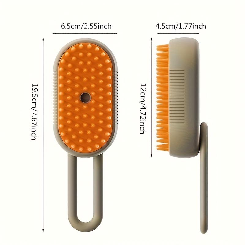 Brush Hair Steam Spray Rechargeable Grooming Shedding Cat Dogs Massage Electric