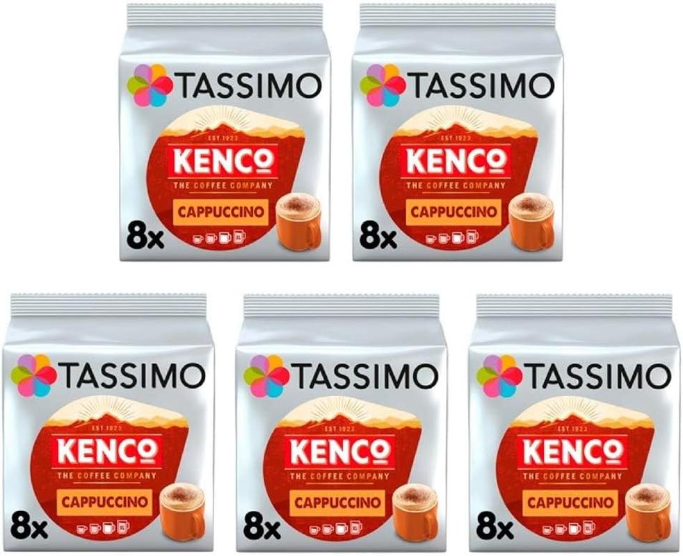 Tassimo Kenco Americano Grande XL Coffee Pods X16 (Pack of 5, Total 80 Drinks)