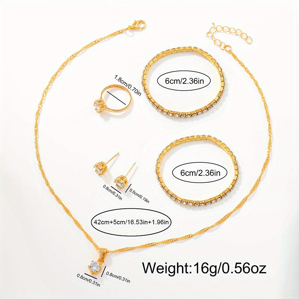 Luxury Fashion Quartz Watch Women Bracelet Jewellery Set Rhinestone Crystal Gift