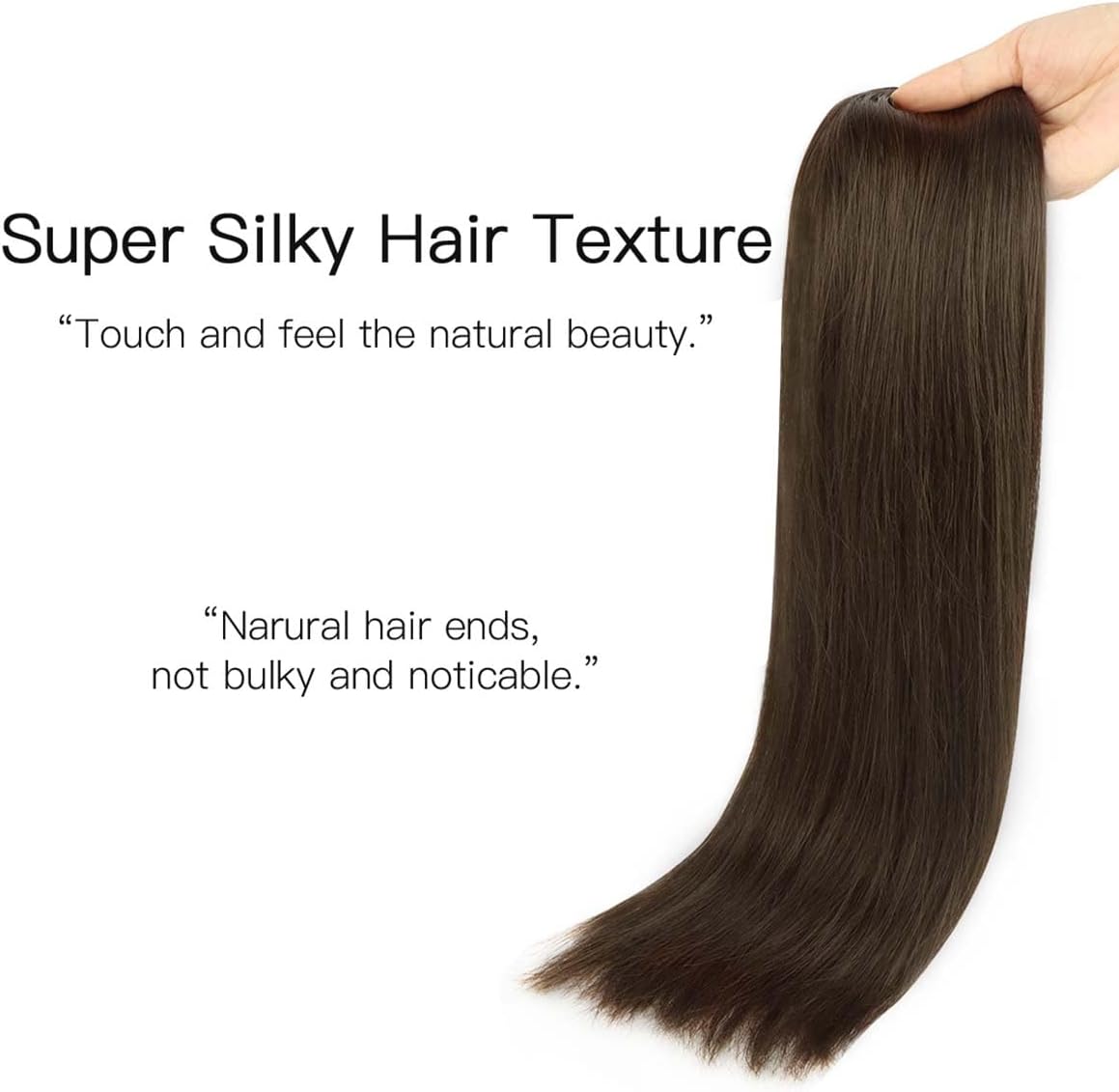 Invisible Wire Hair Extensions – Real Human Hair Hidden Realistic Piece
