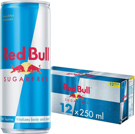 Red Bull Energy Drink Sugar Free, 250 Ml (Pack of 12) Red Bull Company Limited