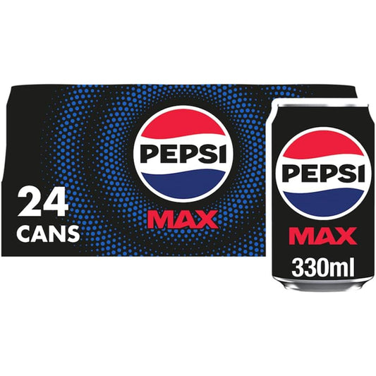 Pepsi Max No Sugar Cola Cans 24 X 330Ml Britvic Soft Drinks Ltd.