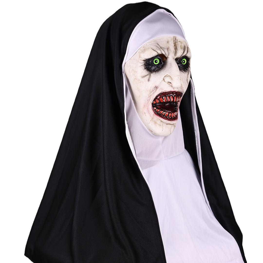 Halloween Scary Nun Costumes Stylish Natural Latex Mask for Fashionable Halloween Outfits from Guangdong China