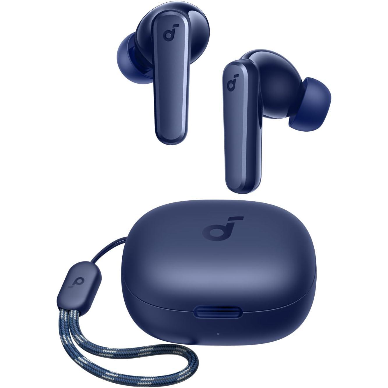 Soundcore by Anker P20I True Wireless Earbuds, 10Mm Drivers with Big Bass, Bluetooth 5.3, 30H Long Playtime, IPX5 Water-Resistant, 2 Mics for AI Clear Calls, 22 Preset Eqs, Customization via App