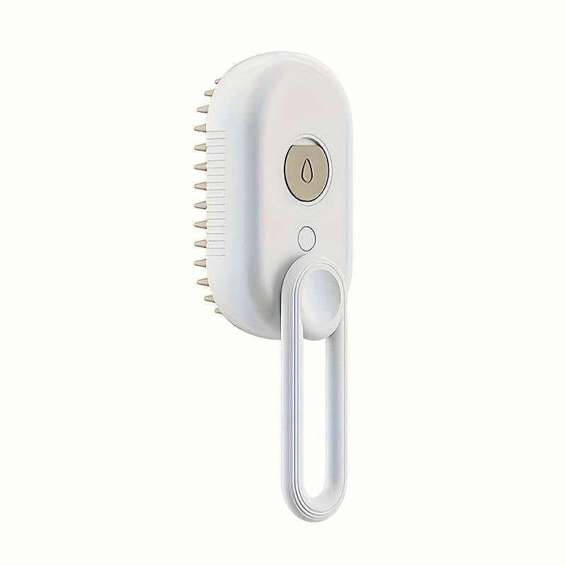 Brush Hair Steam Spray Rechargeable Grooming Shedding Cat Dogs Massage Electric