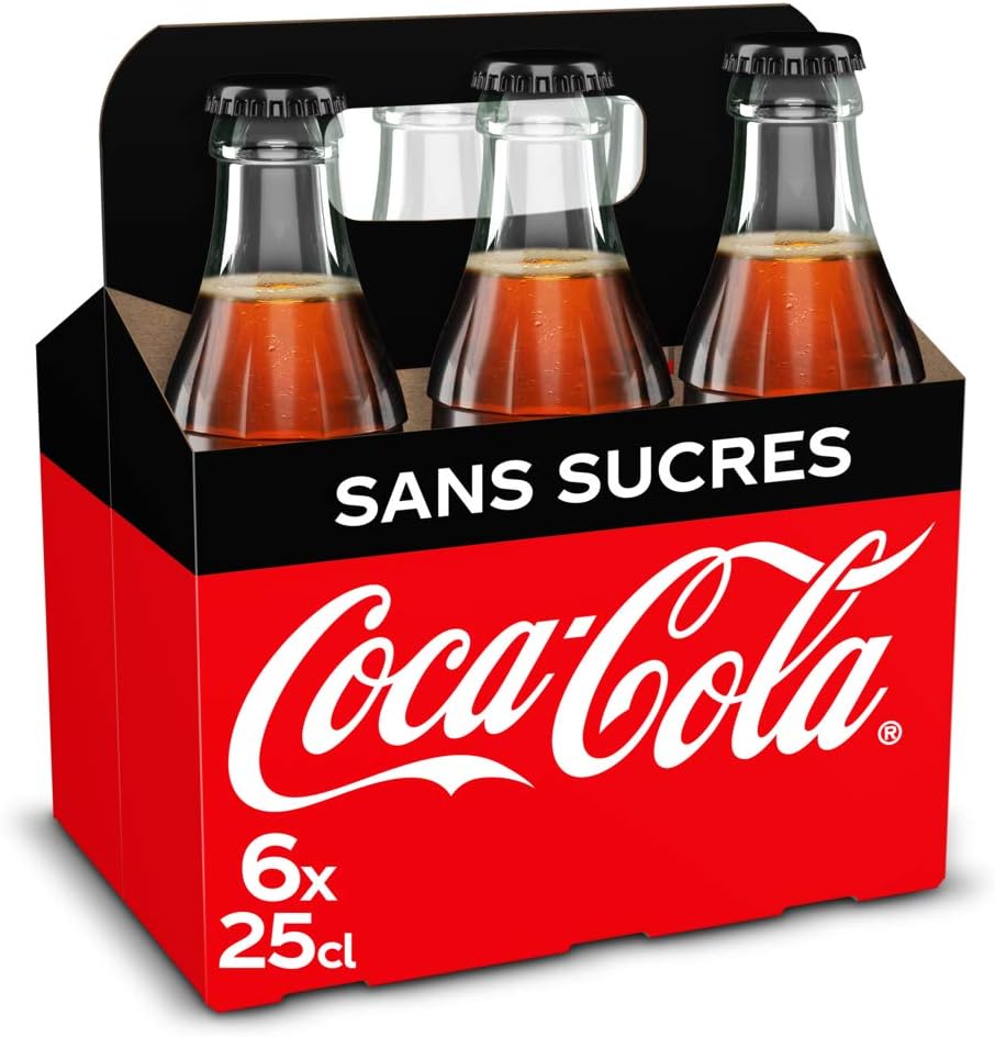 Coca-Cola Zero Sugar 24 x 330ml - Natural Beverage with Plant Extracts & Sweeteners - No Calories - Refreshing Cold Drink