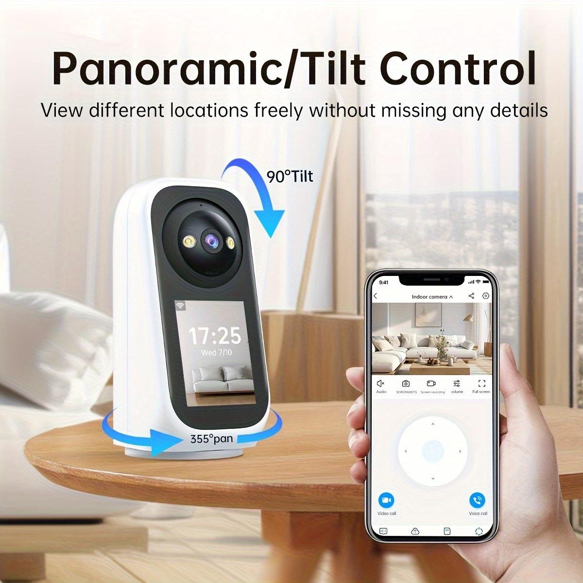 Dual-Band 5G/ WiFi IP Baby Monitor 360° Camera Security 2-way Talk Night Vision