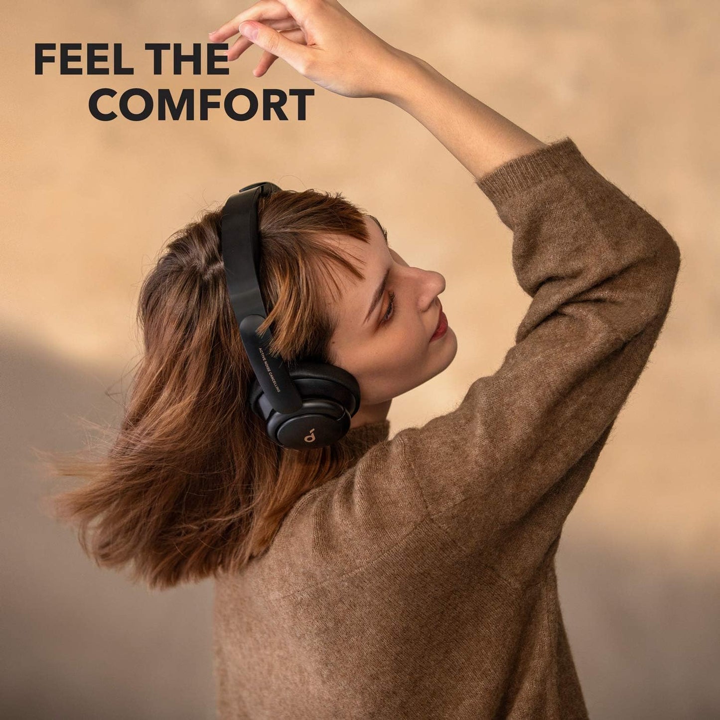Soundcore by Anker Q30 Hybrid Active Noise Cancelling Headphones with Multiple Modes, Hi-Res Sound, Custom EQ via App, 50H Playtime, Comfortable Fit, Bluetooth Headphones, Multipoint Connection