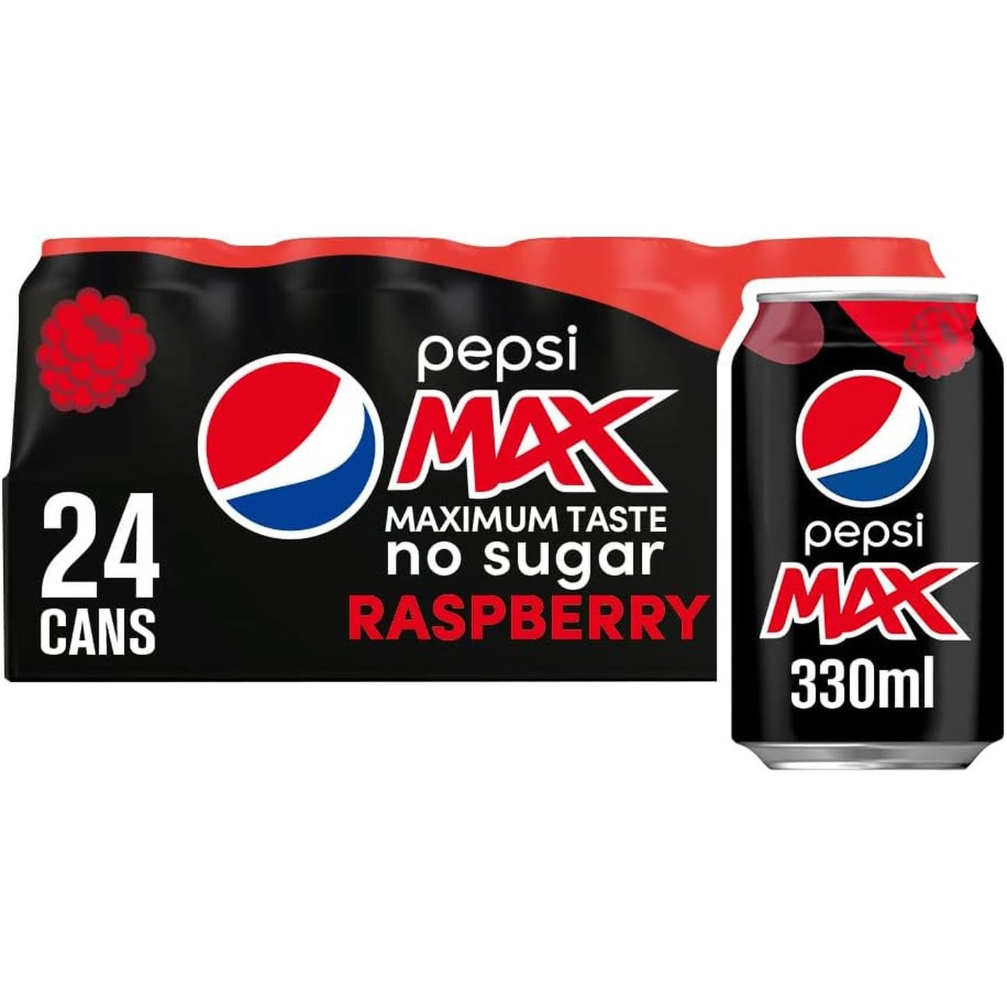 Pepsi Max No Sugar Cola Cans 24 X 330Ml Britvic Soft Drinks Ltd.