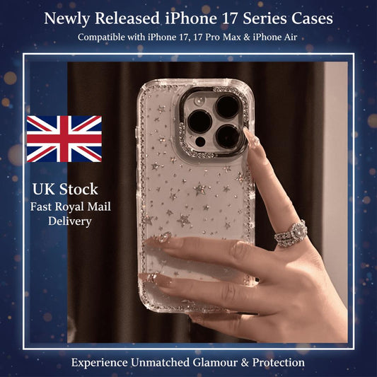 Luxury Rhinestone Fashion iPhone 17 PRO/MAX/AIR Case Magnetic Shockproof Cover