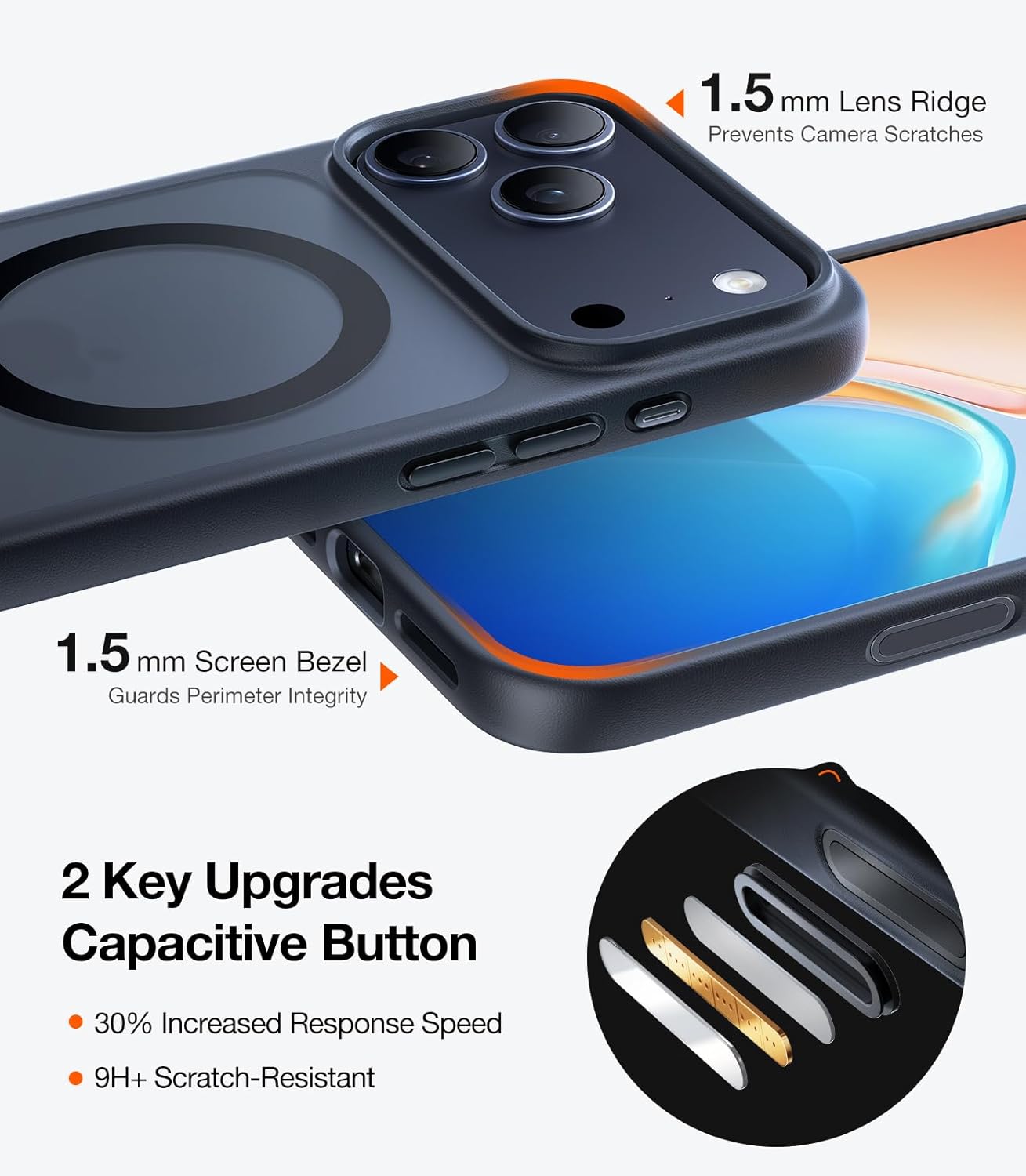 TORRAS iPhone 17 Pro Case with MagSafe, 12FT Military Grade Shockproof, Magnetic