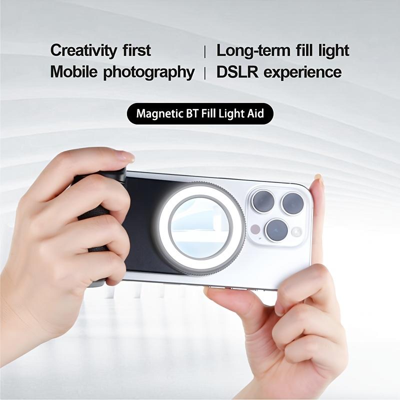 Magnetic Phone Camera Holder 360° Grip – Universal Mobile Bracket Selfie Remote