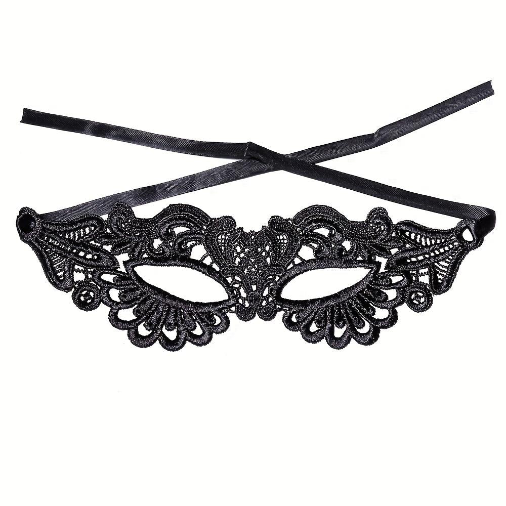 Halloween Fashion Gothic Hollow Out Lace Mask Women Masquerade Party Eye Masks