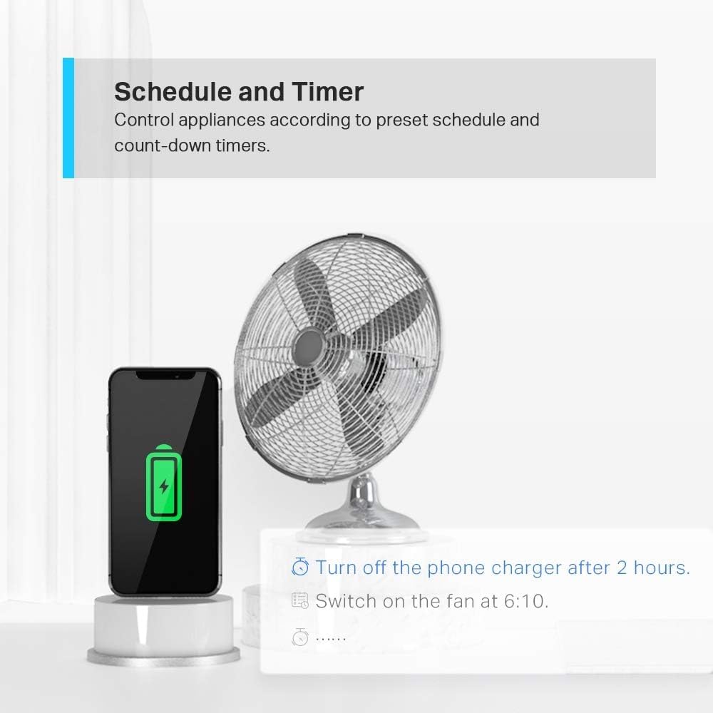 Tapo P100 Smart Plug, Wi-Fi Plug, App Remote Control, Alexa Plug, Voice Control with Alexa & Google, Away Mode, Scheduling & Timer, Device Sharing, Easy Quick Set Up, Multiple Safety Guarantees