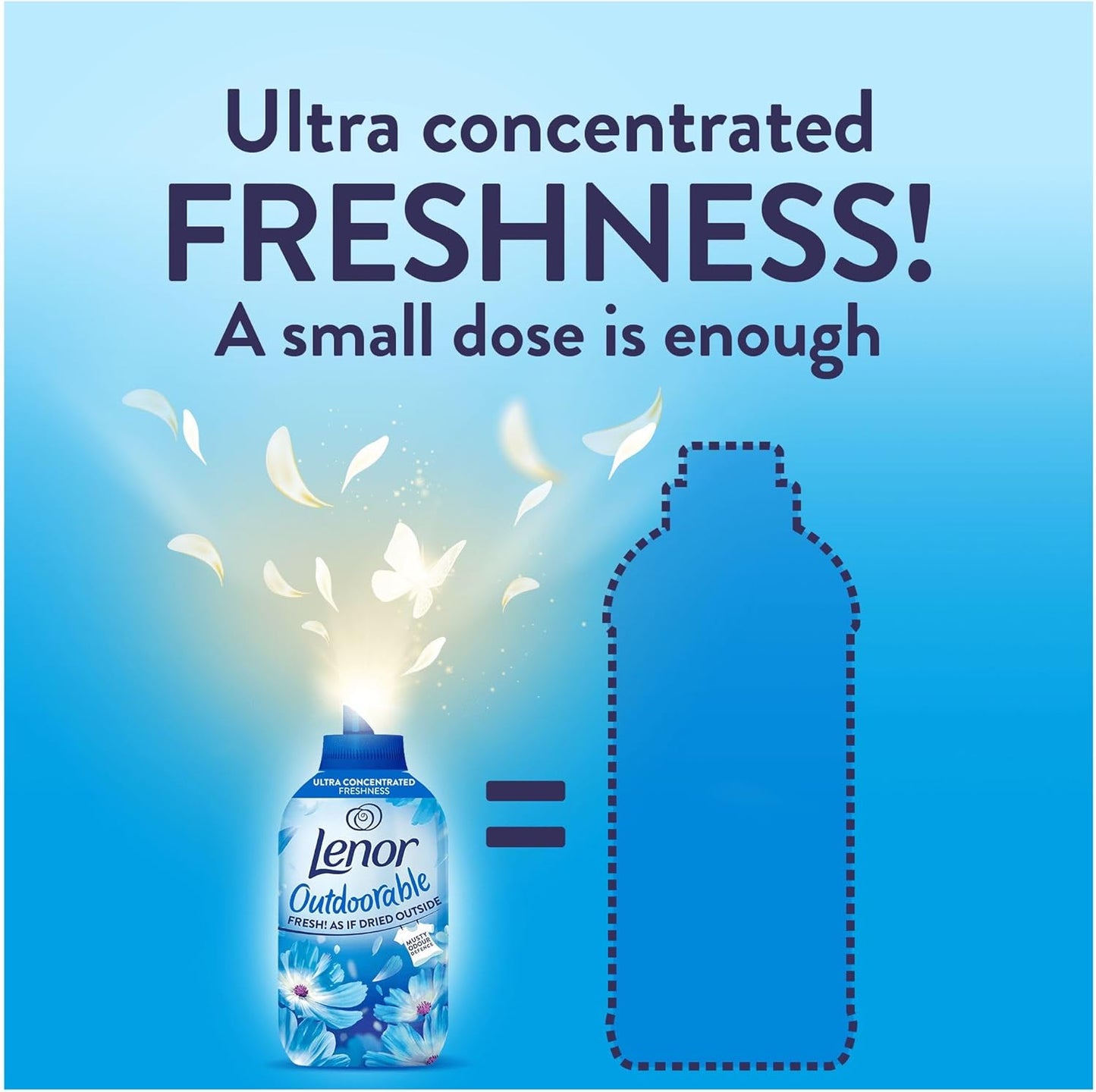 Lenor Outdoorable Fabric Conditioner 480 Washes (8X60), Spring Awakening - Ultra Concentrated Freshness lenor