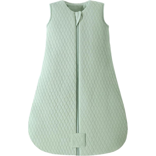 Baby Sleeping Bag 6-12 Months 100% Cotton TOG 2.5 Winter Toddler Sleep Sack Wearable Blanket for Infant Toddler Green