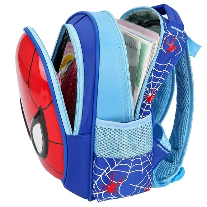 Disney Spiderman School Kids Backpack Leakproof Book Bag Student Boys Girls Gift