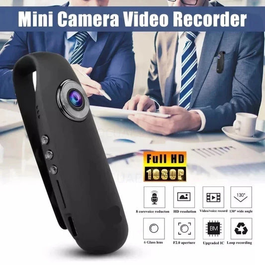 Body Camera 1080P Portable Mini Pocket Video Audio Recorder Night Vision Camcorder