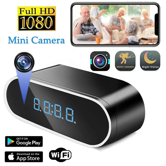 HD 1080P Wireless WiFi Indoor Security Camera – Rechargeable,Night Vision W/App