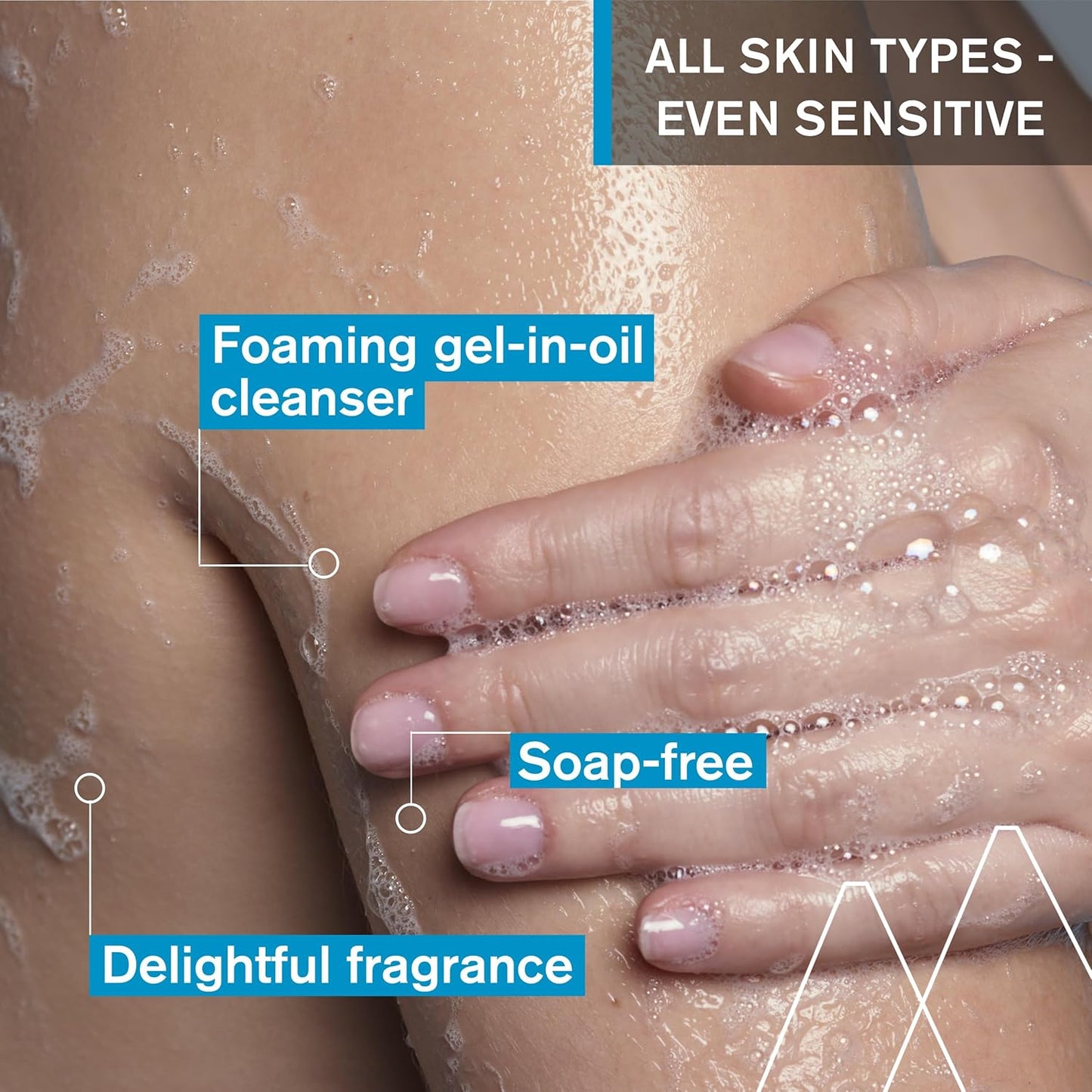 Uriage Cleansing Oil 1L - Body & Face - Sensitive Skin - Cleanses, Nourishes, Prevents Dryness - with Gentle Superfatting Agents Leaving a Soft, Protective Film on the Skin URIAGE